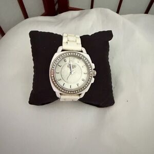 Coach Boyfriend Watch with Crystal Accents